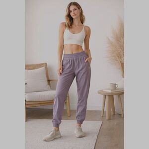 VUORI Brown Organic Cotton Yoga Sports Jogger Sweat Pants  Women's Size XS
